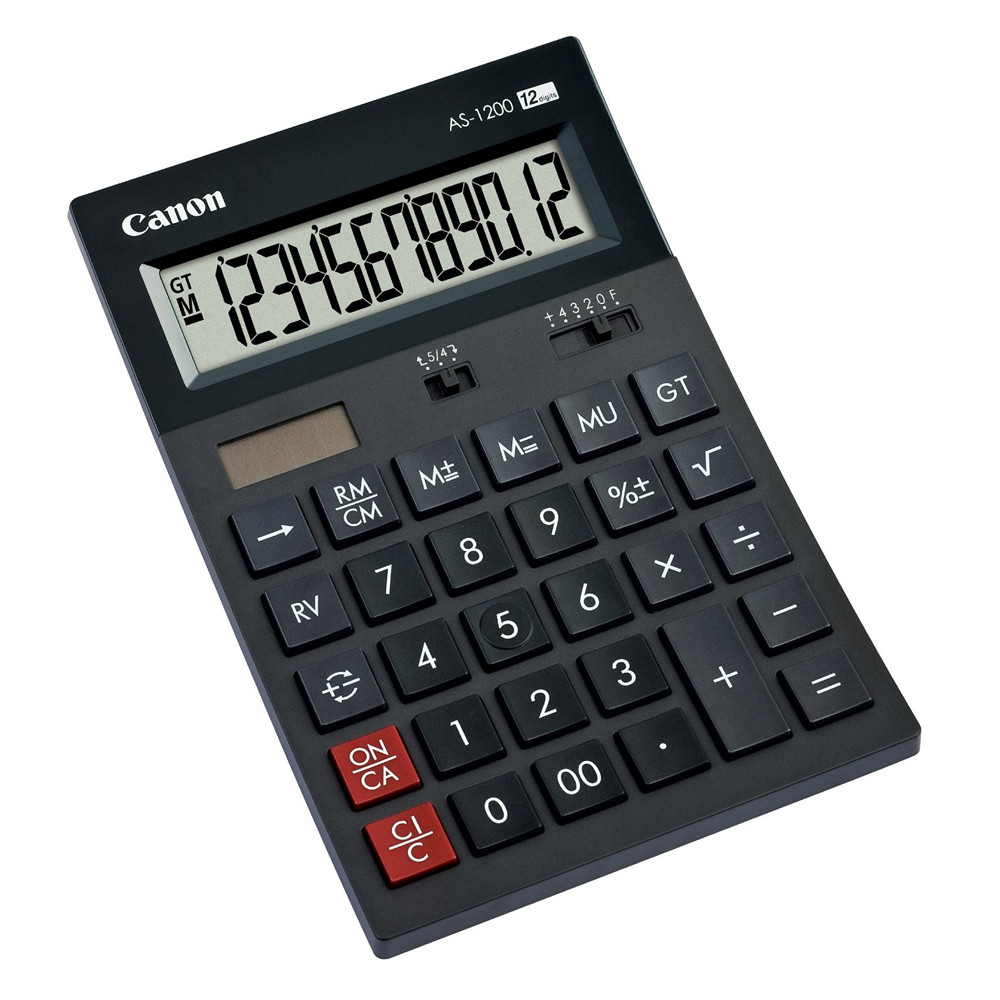 CANON AS-1200 CALCULATOR 12-DIGIT (4599B001AB) (CANAS1200)