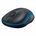 Logitech M185 Optical Mouse (2236) (Black/Blue, Wireless) (LOGM185BLKBLUE)