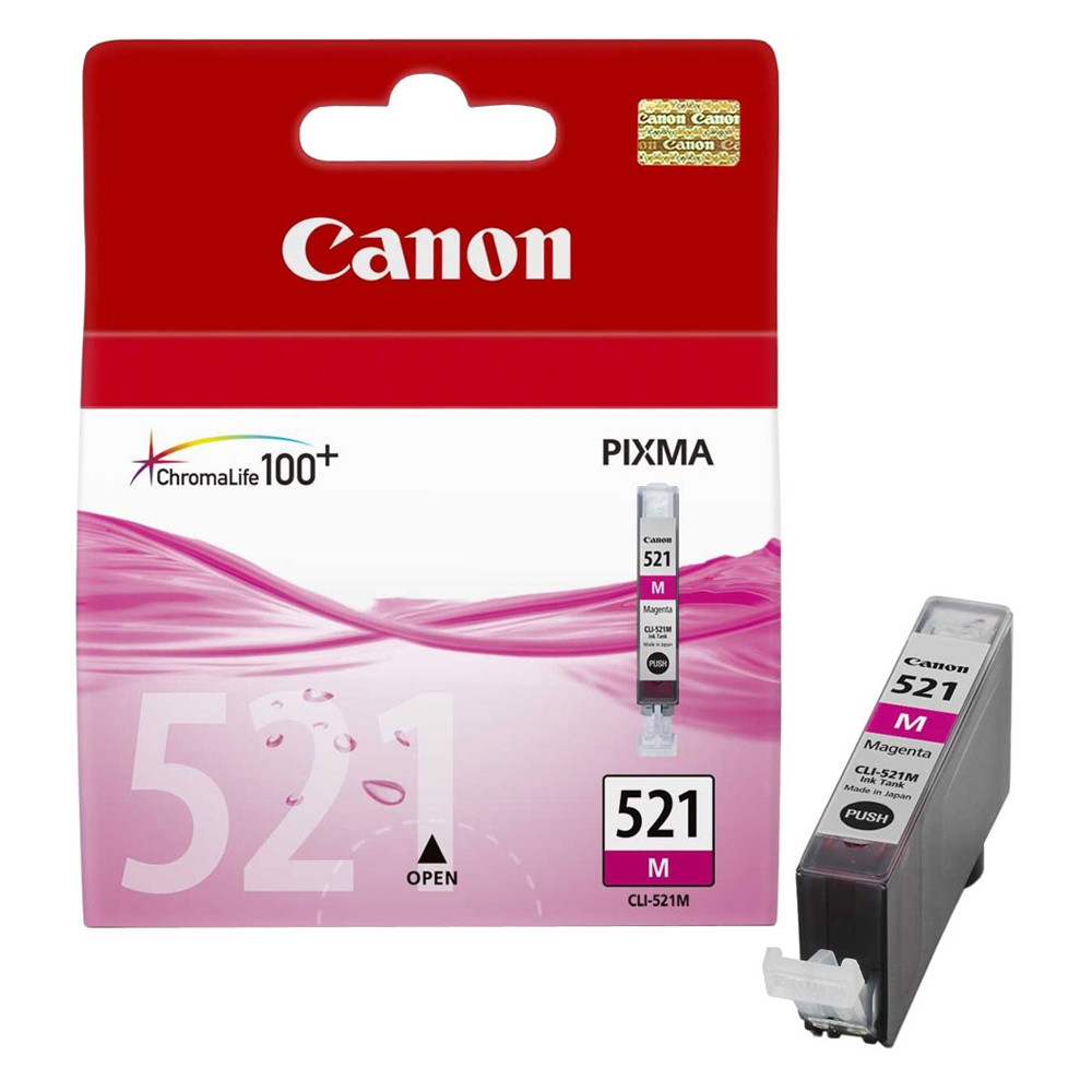 Canon Μελάνι Inkjet CLI-521M Magenta (2935B001) (CANCLI-521M)