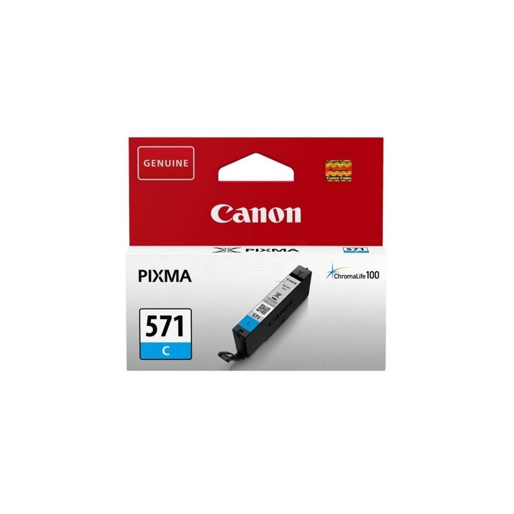 Canon Μελάνι Inkjet CLI-571C Cyan (0386C001) (CANCLI-571C)