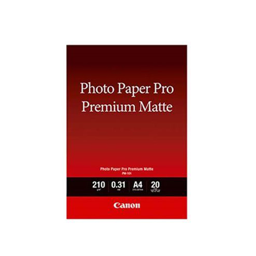 Φωτογραφικό Χαρτί CANON Premium Matte A4 210 g/m² 20 φύλλα (8657B005AA) (CAN-PM101A4)