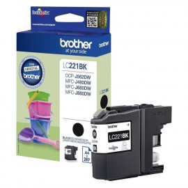 Brother Μελάνι Inkjet LC-221 Black (LC-221BK) (BRO-LC-221BK)