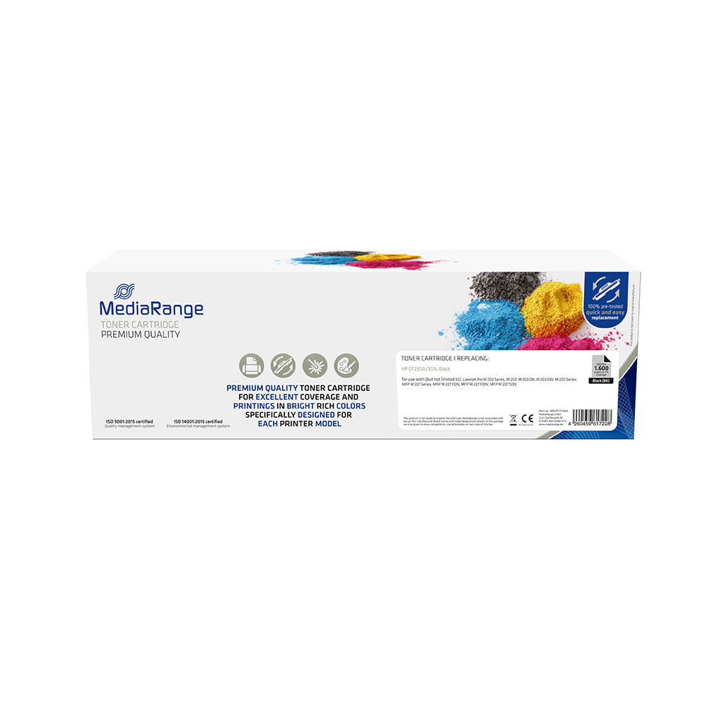 Toner MEDIARANGE Συμβατό για Εκτυπωτές HP (Black) (CF230A/30A) (MRHPTCF230A)