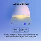 Smart Wi-Fi Light Bulb TP-Link Tapo L530E E27 8.7W Dimable Multicolor (TAPO L530E) (TPL530E)