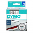 Ταινία Ετικετογράφου DYMO Standard 45800 19 mm x 7 m (Μαύρα Γράμματα σε Διάφανο Φόντο) (S0720820) (DYMO45800)