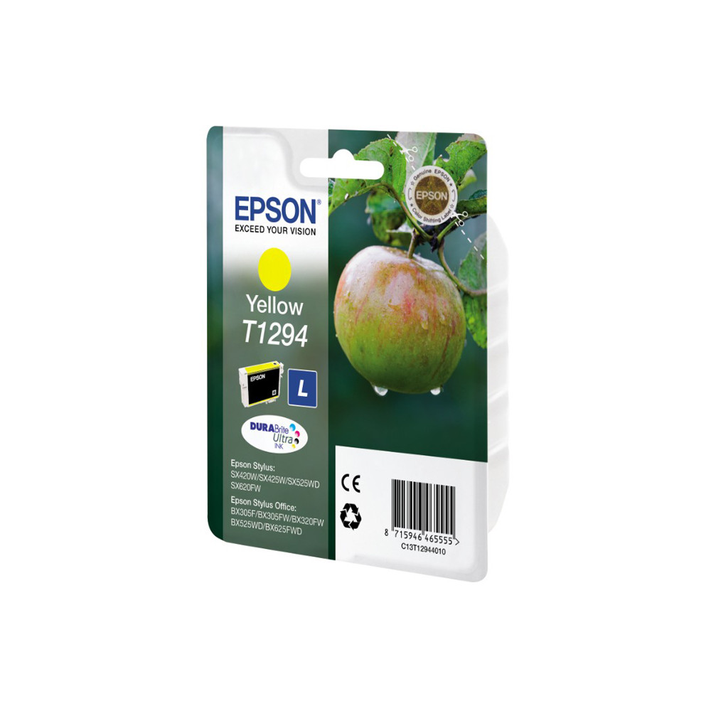 Epson Μελάνι Inkjet T1294 Yellow (C13T12944012) (EPST129440)