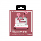 Trust Primo Touch Bluetooth Wireless Earphones - pink (23782) (TRS23782)