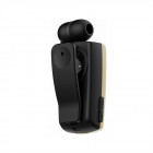 Ακουστικό Bluetooth iPro RH120 Retractable Μαύρο-Χρυσο (RH120BGO) (IPRORH120BGO)