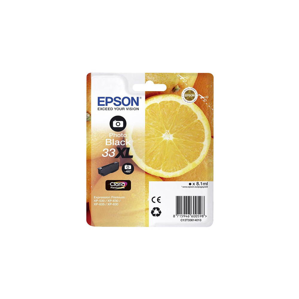 Epson Μελάνι Inkjet Series 33 Photo Black XL (C13T33614012) (EPST336140)