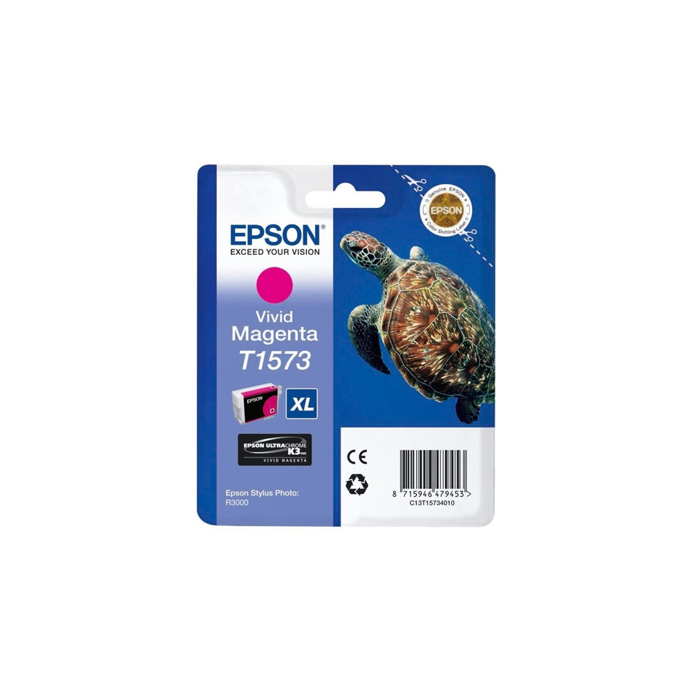 Epson Μελάνι Inkjet T1573 XL Vivid Magenta (T15734010) (EPST157340)