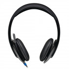 Logitech H540 Headset (Black, Wired USB)