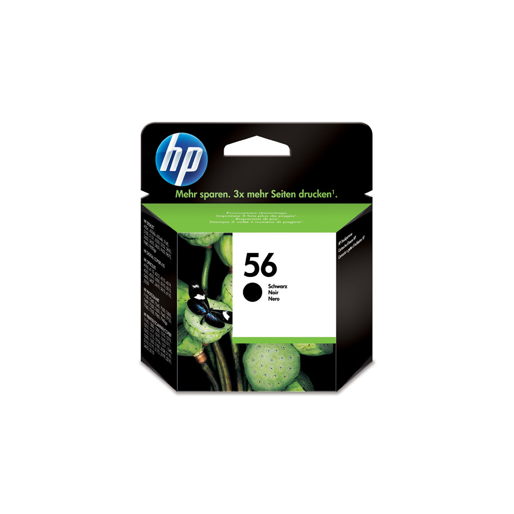 HP Μελάνι Inkjet No.56 Black (C6656AE) (HPC6656AE)