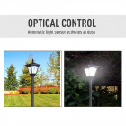 Outsunny Ηλιακό LED Φανάρι Κήπου Κολόνα 120 cm. (842-107) (OUT842-107)