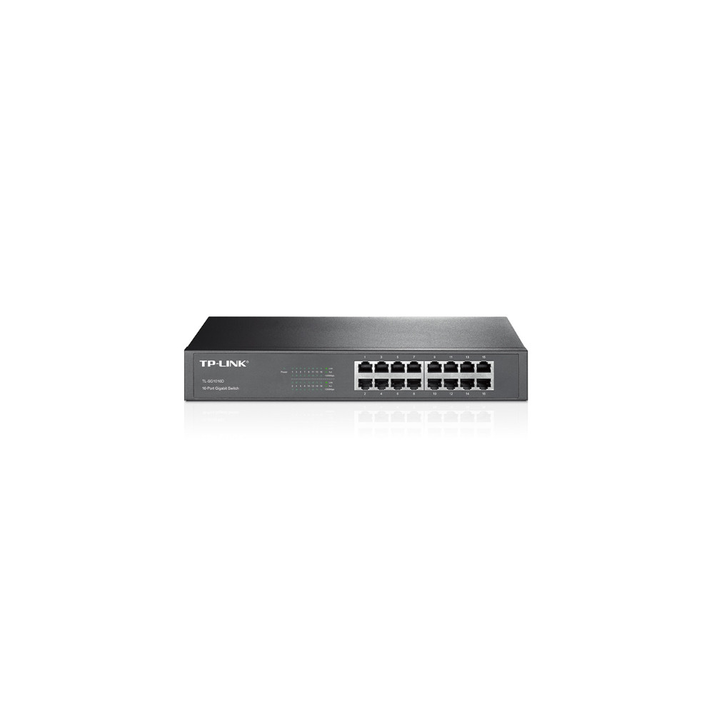 TP-LINK Switch 10/100/1000 Mbps 16 Ports (TL-SG1016D) (TPTL-SG1016D)