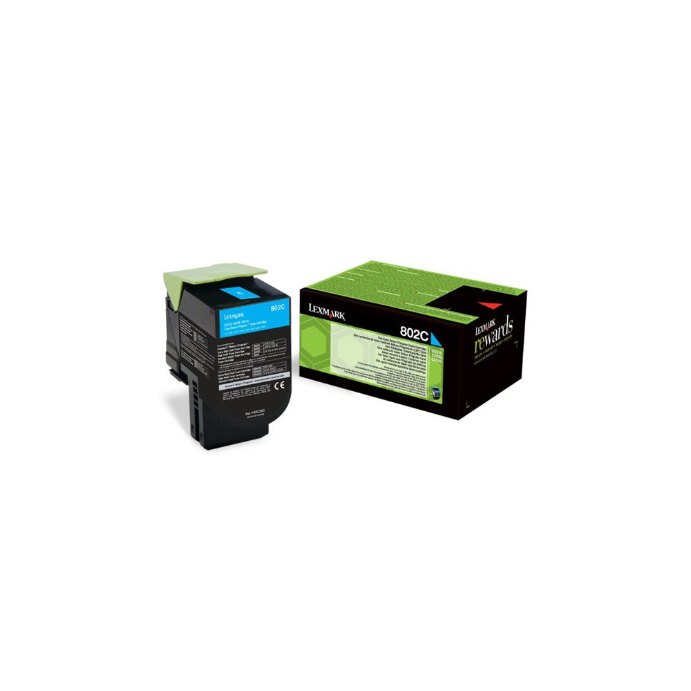 Toner Lexmark 80C20C0 Cyan (80C20C0) (LEX80C20C0)