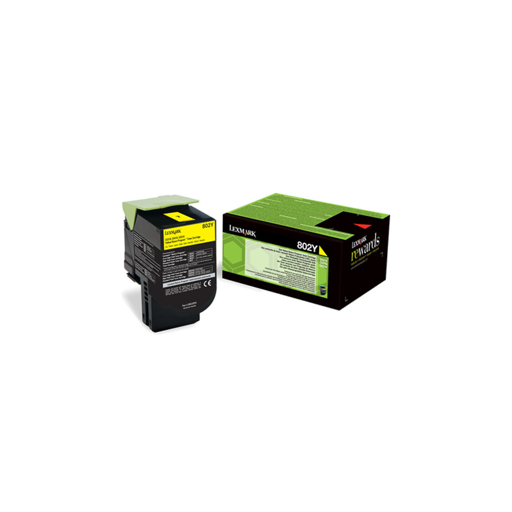 Toner Lexmark 80C20Y0 Yellow (80C20Y0) (LEX80C20Y0)