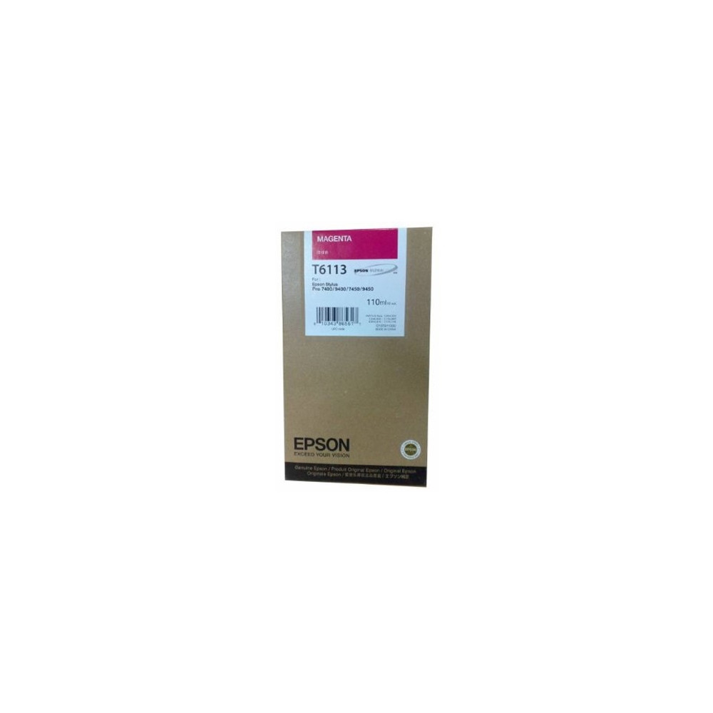 Epson Μελάνι Inkjet T6113 Magenta (C13T611300) (EPST611300)