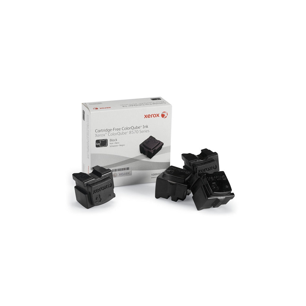 XEROX COLORQUBE 8570 BLACK SOLID INK (4Pk, 8.6k) (108R00935) (XER108R00935)