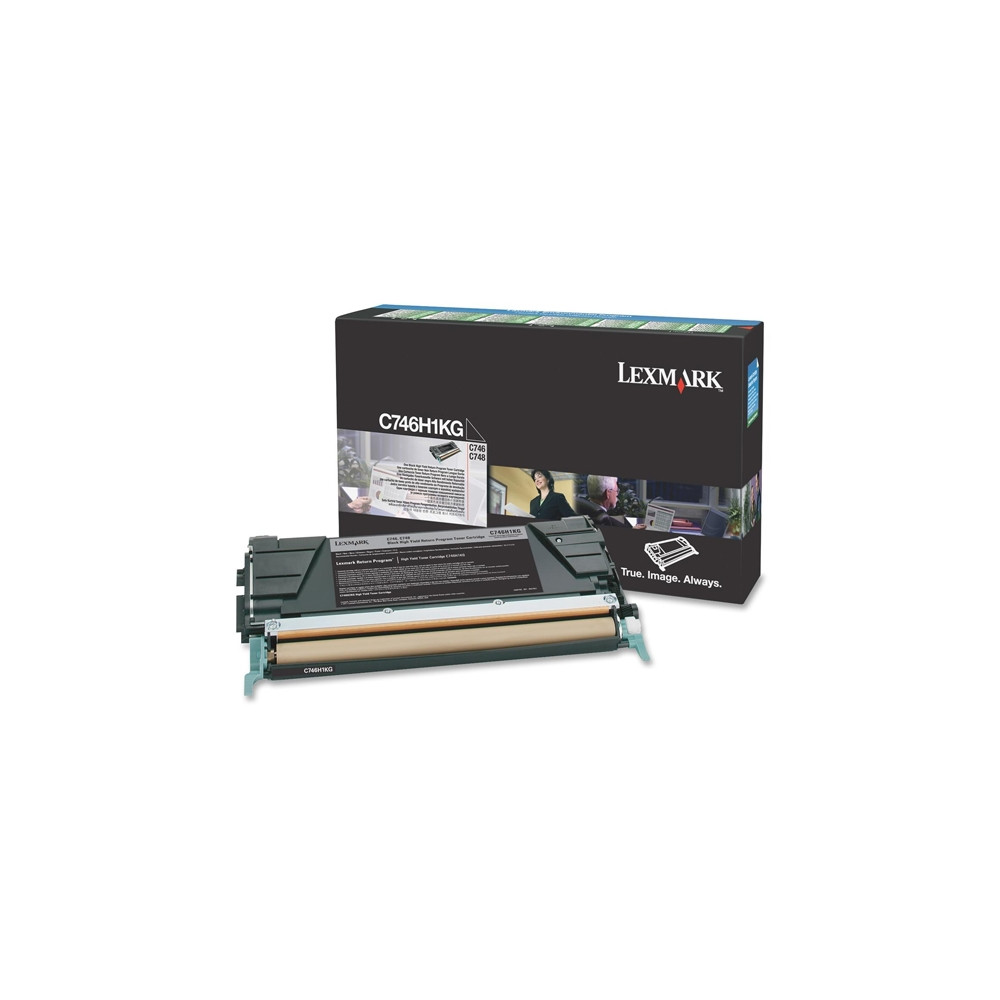 Toner Lexmark C746H1KG Black (C746H1KG) (LEXC746H1KG)