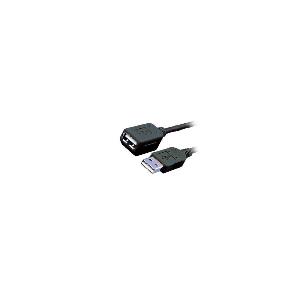 Καλώδιο MediaRange USB 2.0 Extension AM/AF 1.8M Black (MRCS154)