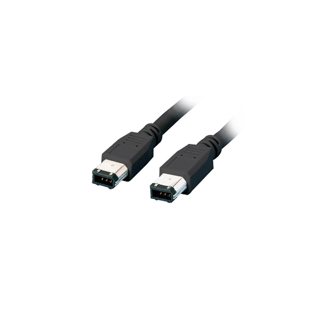 Καλώδιο MediaRange Firewire plug (6-pin)/Firewire plug (6-pin) 1.8M Black (MRCS122)