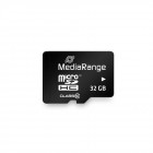 MediaRange Micro SDHC Class 10 With SD Adaptor 32 GB (High Capacity) (MR959)