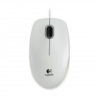 Logitech B100 Optical Mouse (White) (910-003360)