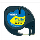 Πλαστική Ταινία Ετικετογράφου DYMO 4m X 12mm (Κίτρινη) (S0721620) (DYMO91202)