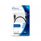 Καλώδιο Φόρτισης & Συγχρονισμού MediaRange USB 3.1 Type-C to Type-A 1.2M Black (MRCS160)